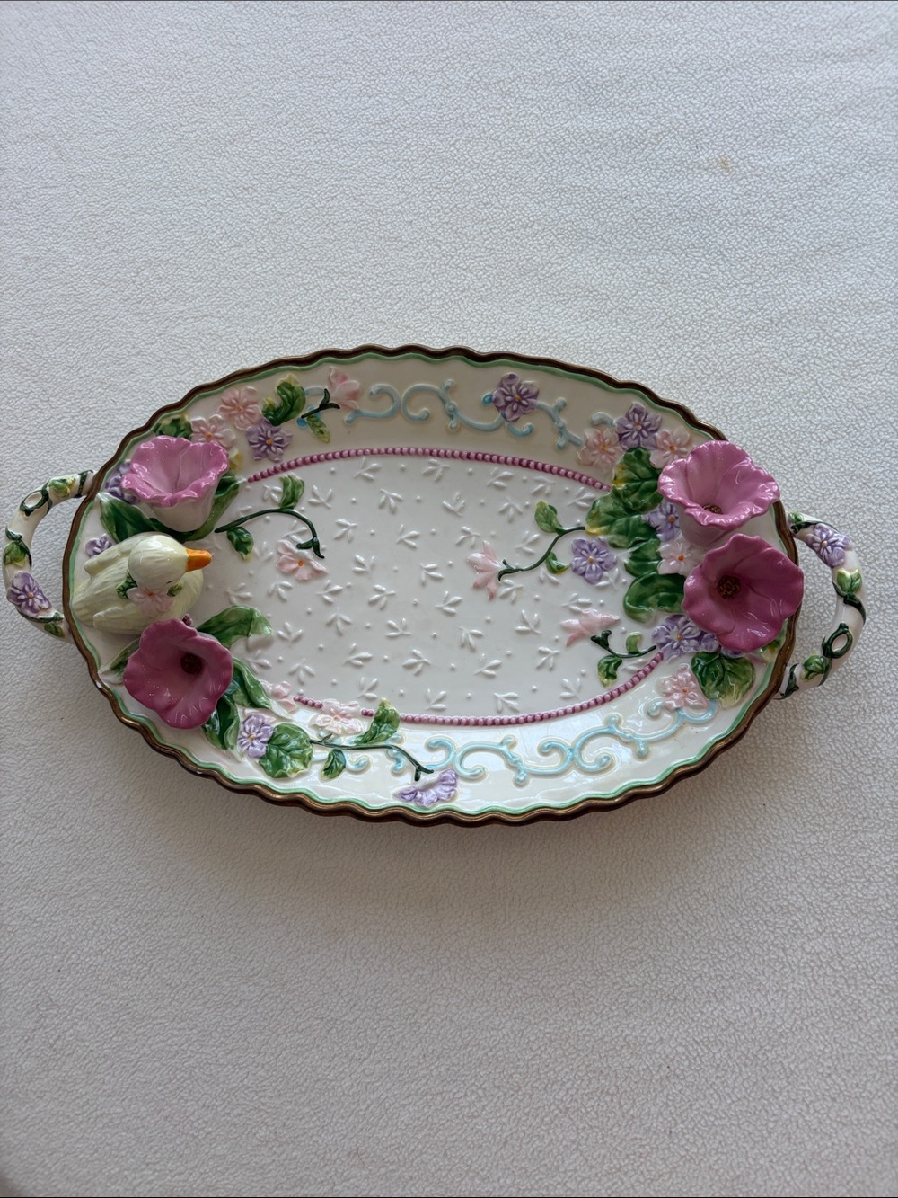Avon Vintage Easter Springtime Platter